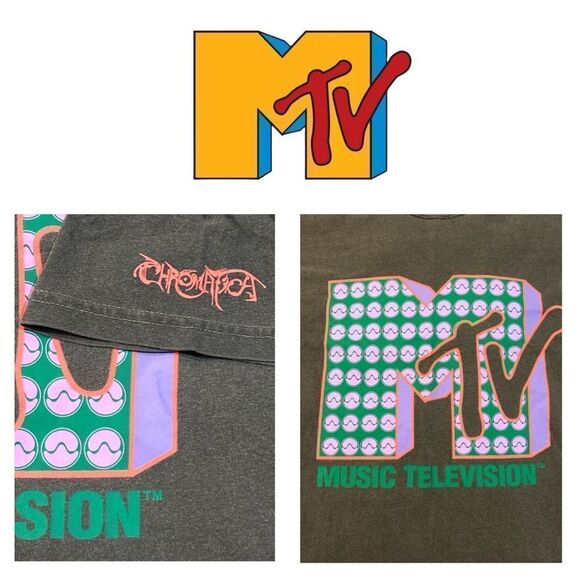 MTV Lady Gaga LIMITED EDITION Chromatic Short Sleeve‎ T-Shirt - Size M - Picture 2 of 3